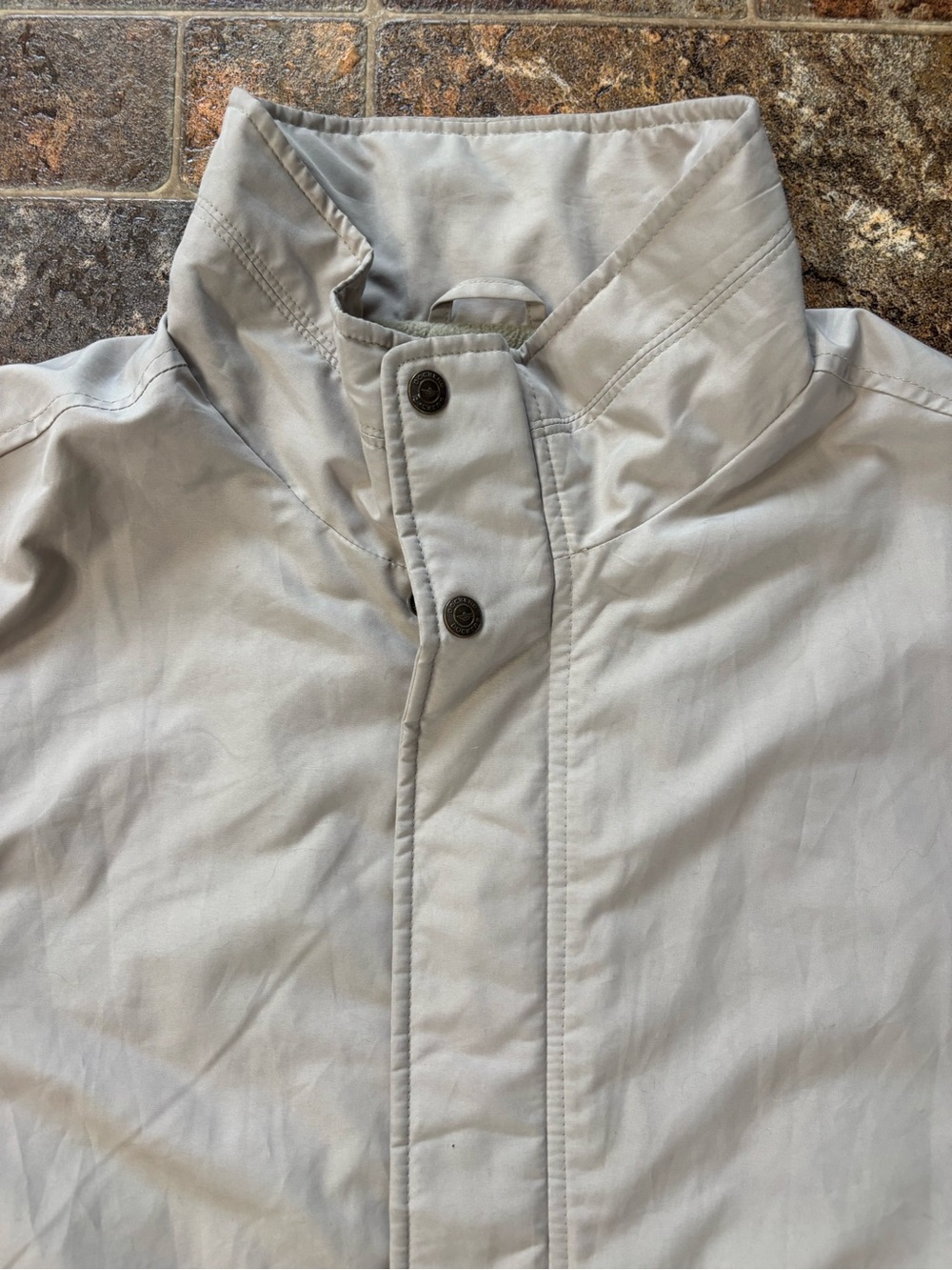 Dockers Light tan High-Collar Shirt Jacket